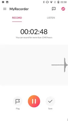 MyRecorder android App screenshot 3